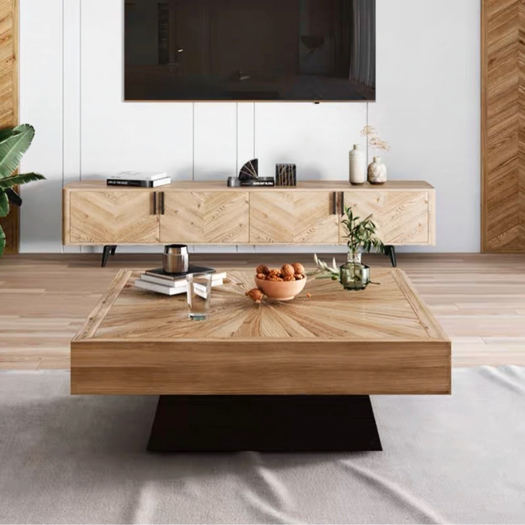 OREN Solid Pinewood Coffee Table