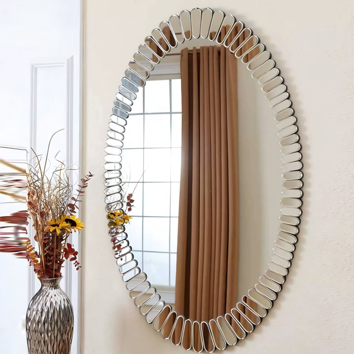 FACET Modern Oval Wall Mirror