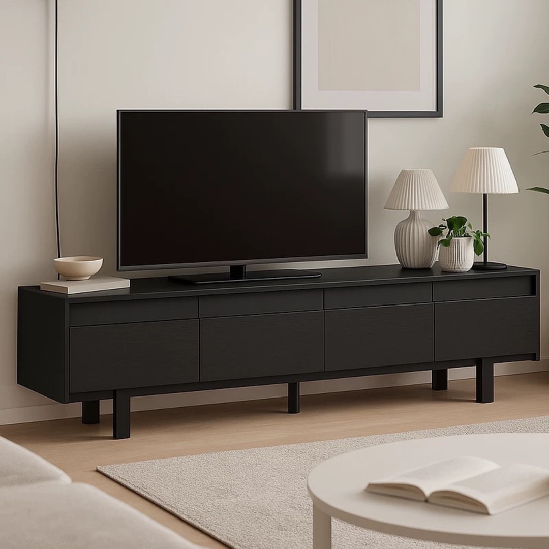 REDVAULT Modern Solid Wood TV Console
