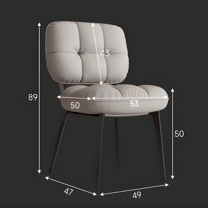 ORLANDO Modern Leather Dining Chair