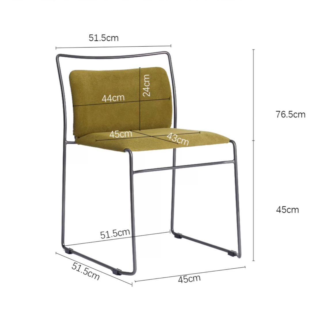 LUCINDA Modern Fabric Dining Chair