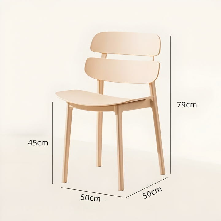 ROSALIND Modern Plastic Dining Chair - Cassa Haus Singapore