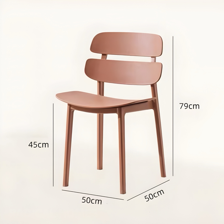 ROSALIND Modern Plastic Dining Chair - Cassa Haus Singapore