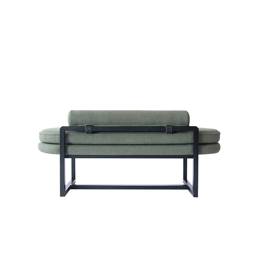 CALVET Modern Fabric Ottoman