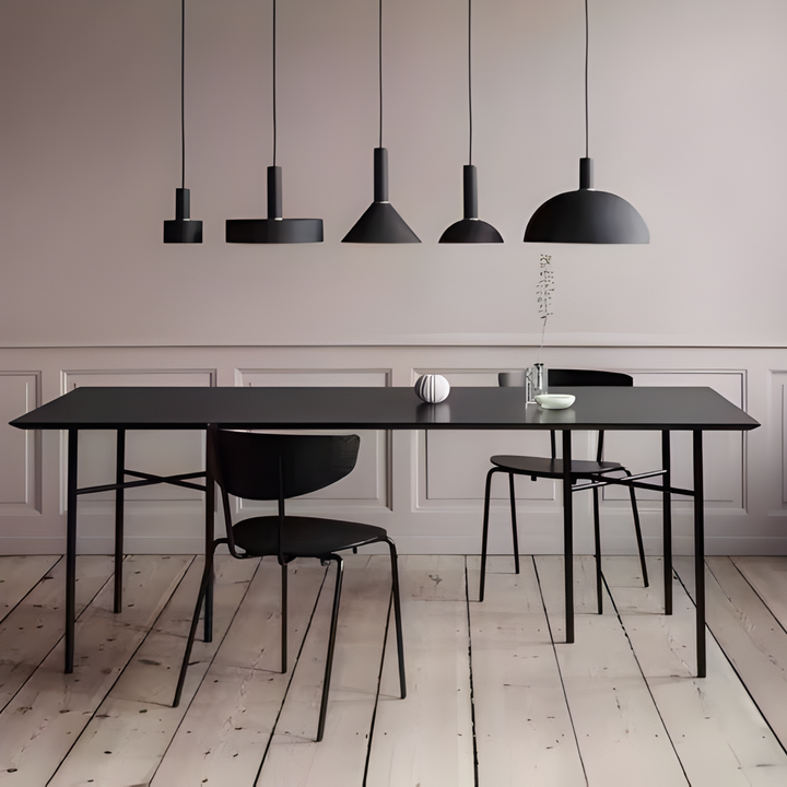 HUDSON Minimalist Solid Wood Dining Office Table