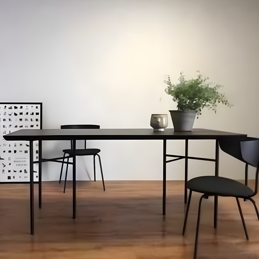 HUDSON Minimalist Solid Wood Dining Office Table