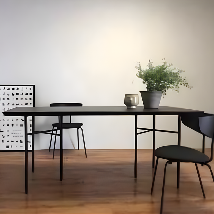 HUDSON Minimalist Solid Wood Dining Office Table