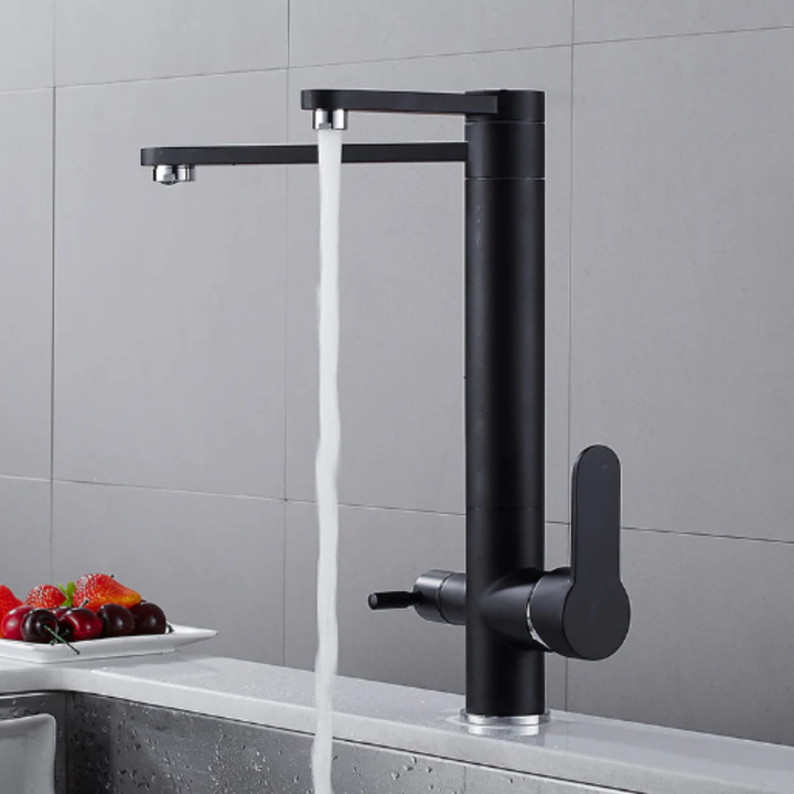 HART Modern Black Double Tap Faucet
