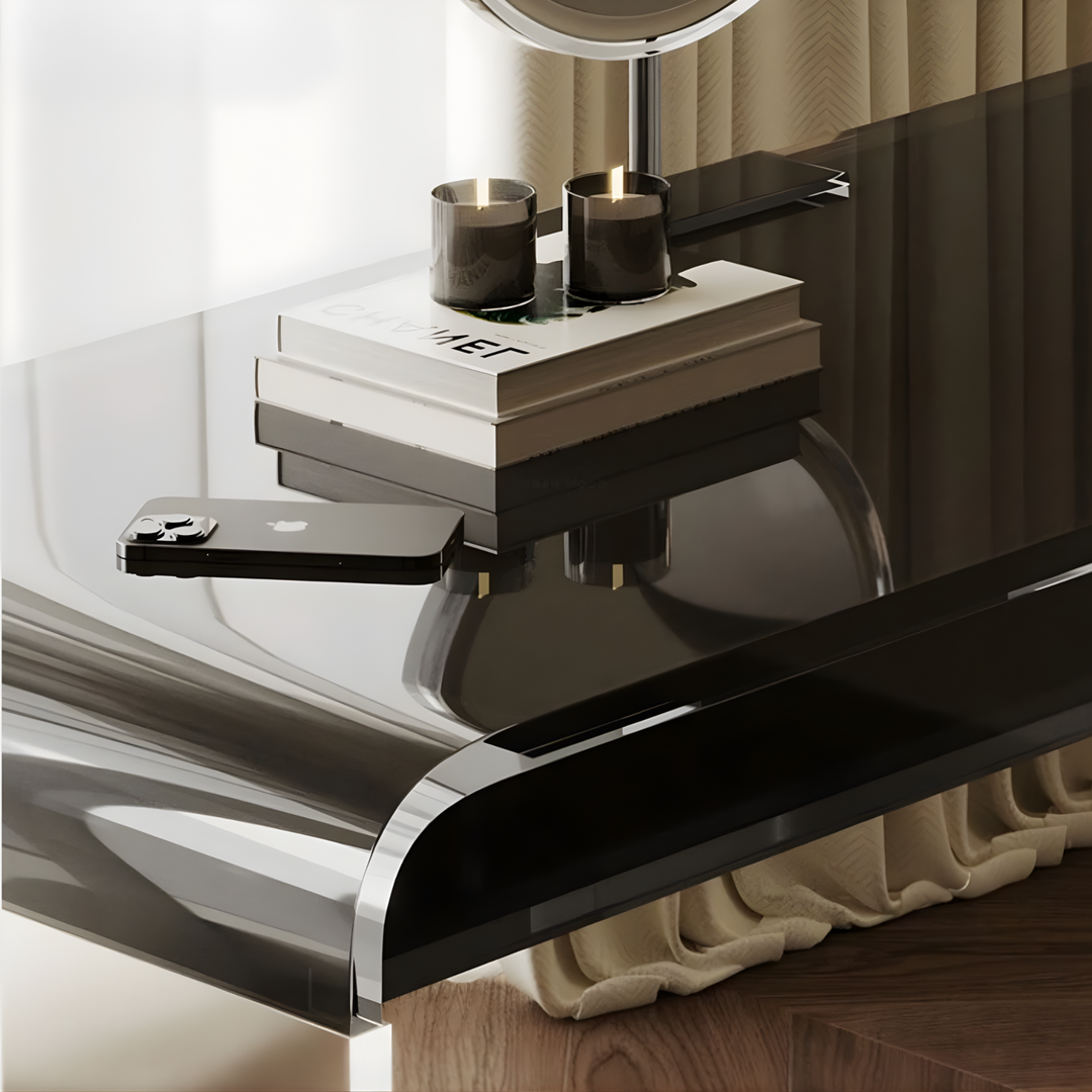 VITRELLA Modern Acrylic Vanity Table