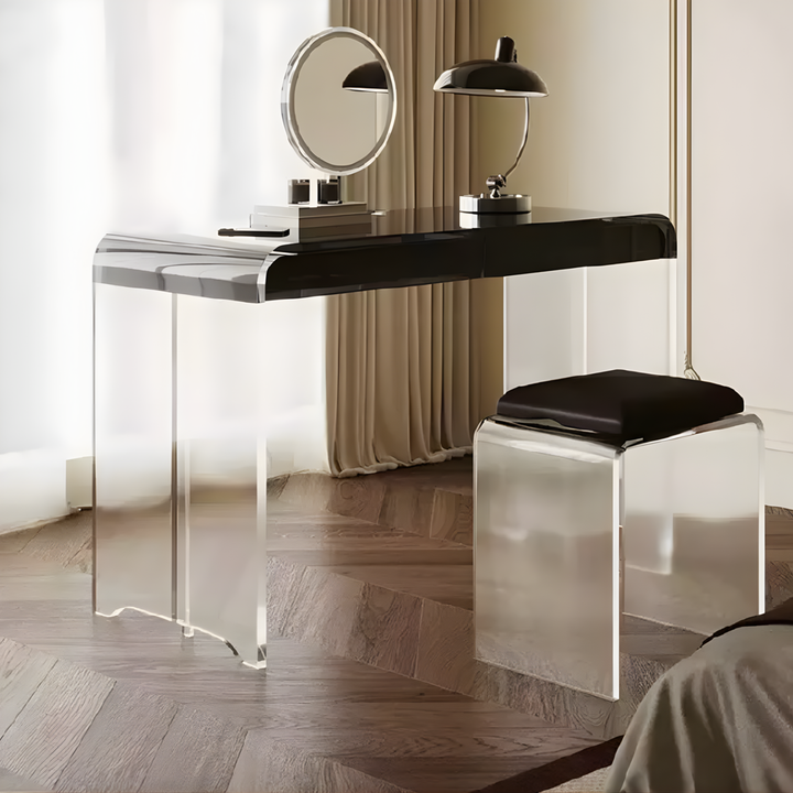 VITRELLA Modern Acrylic Vanity Table