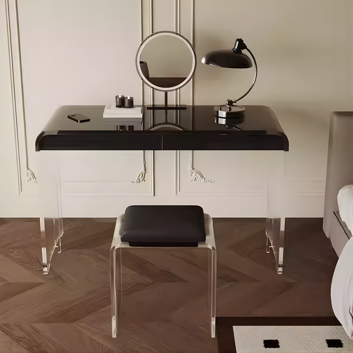VITRELLA Modern Acrylic Vanity Table