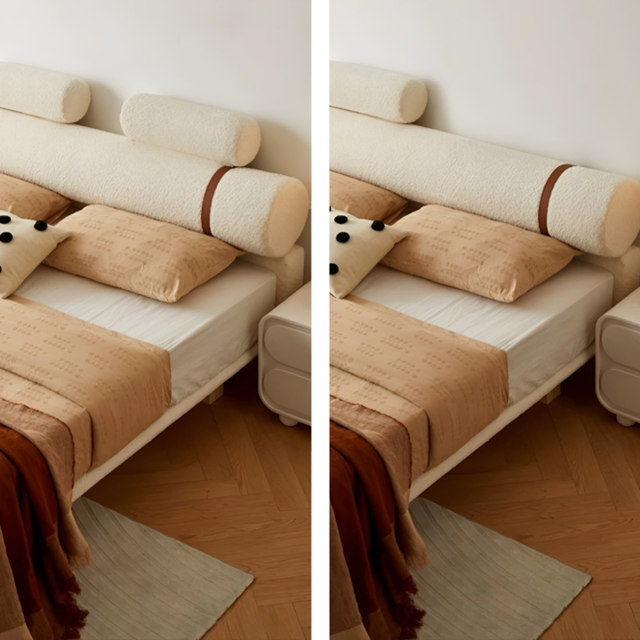 AVELTON Modern Fabric Bedframe