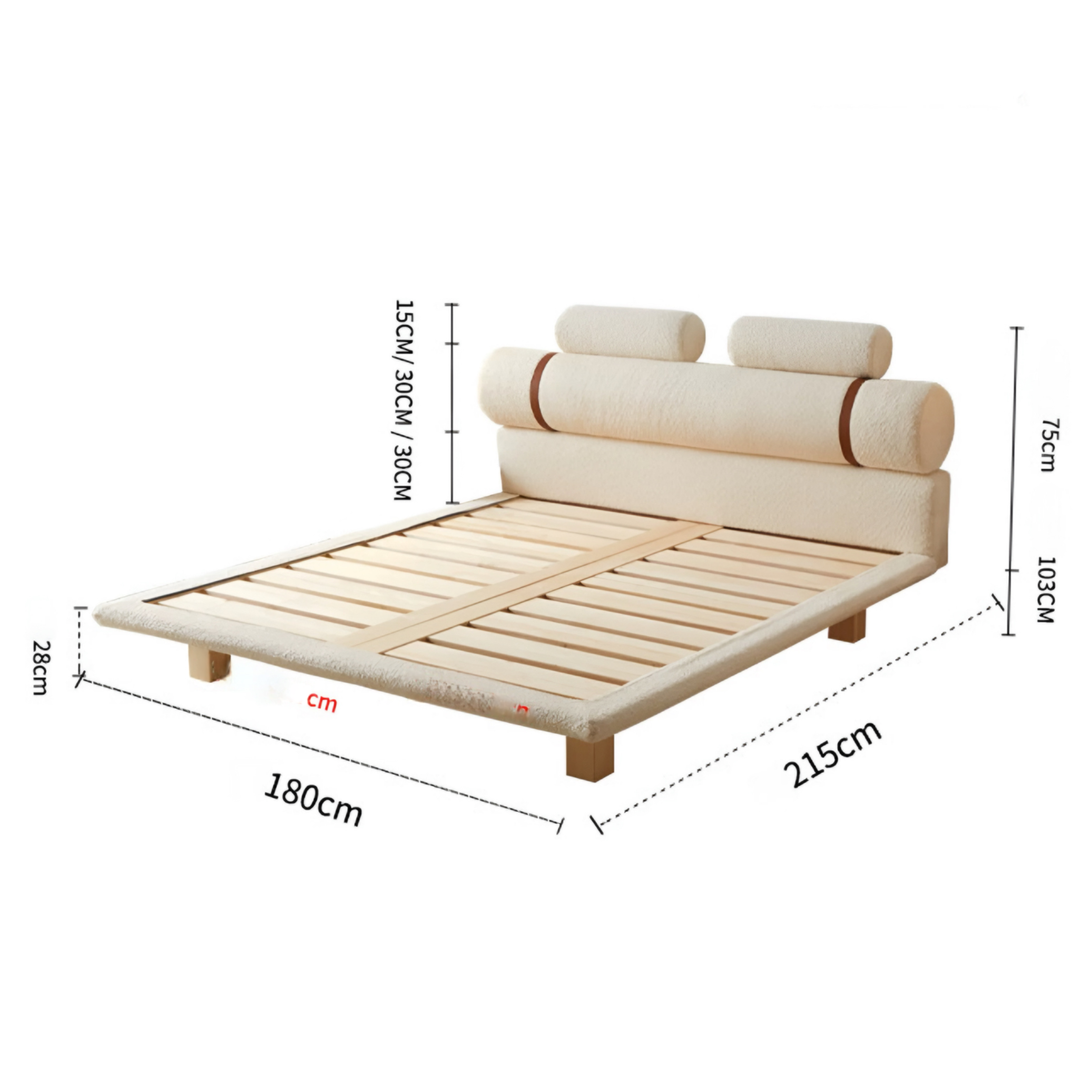 AVELTON Modern Fabric Bedframe