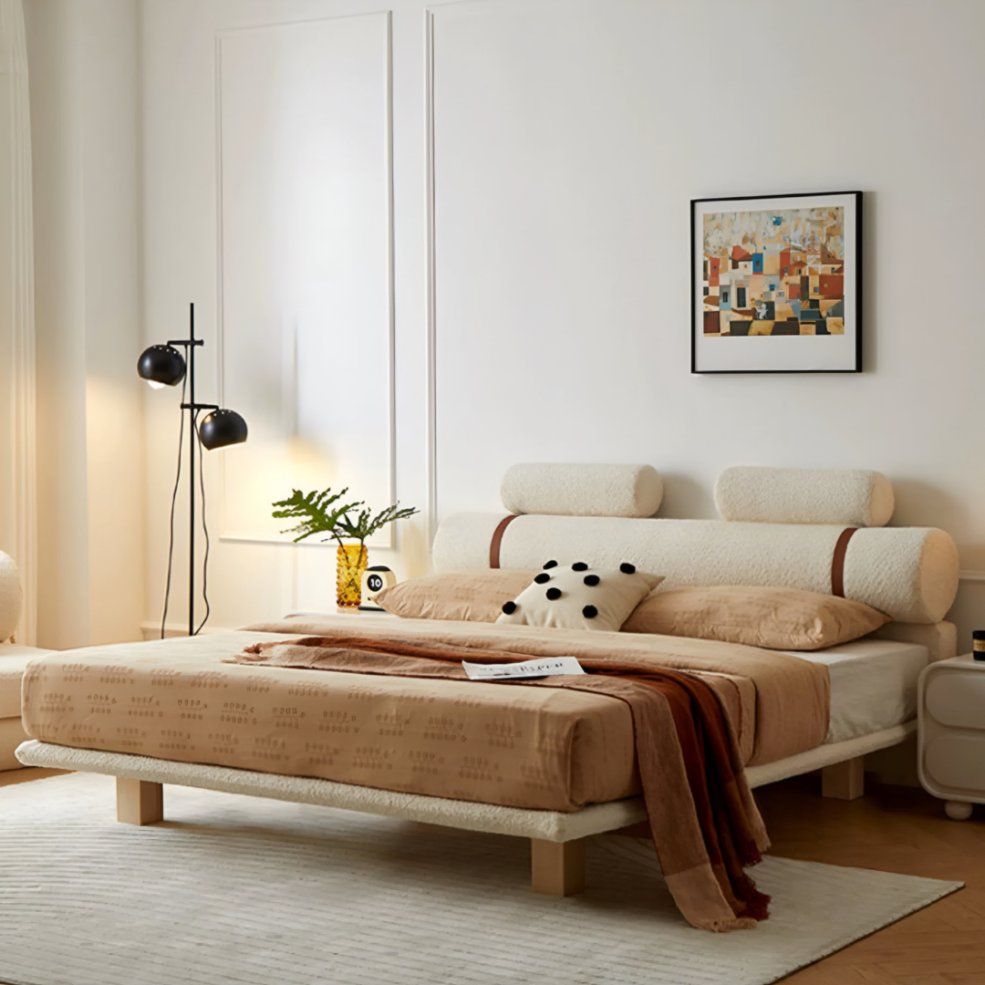 AVELTON Modern Fabric Bedframe