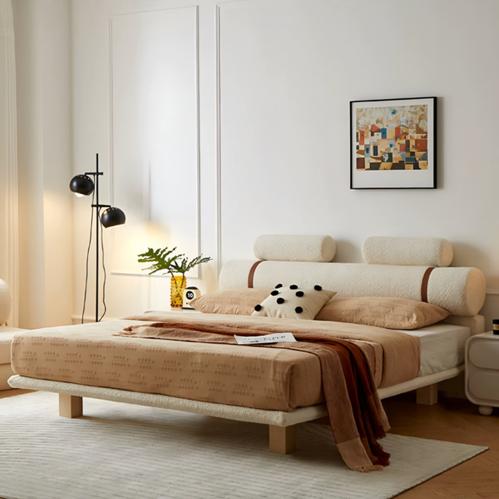 AVELTON Modern Fabric Bedframe