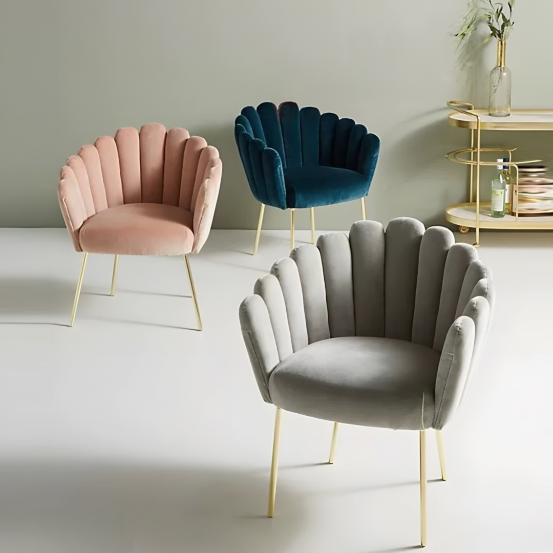 EVELINE Modern Velvet Dining Chair