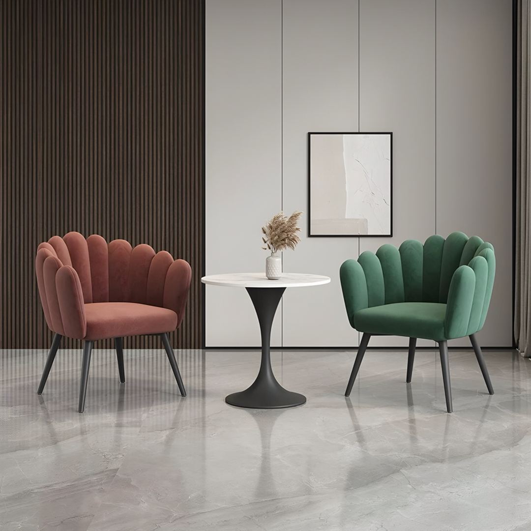 EVELINE Modern Velvet Dining Chair