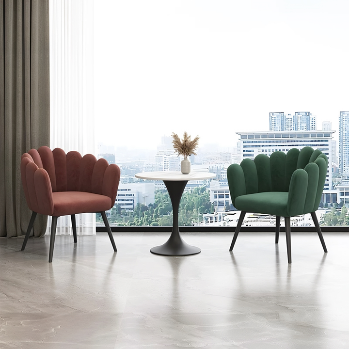 EVELINE Modern Velvet Dining Chair