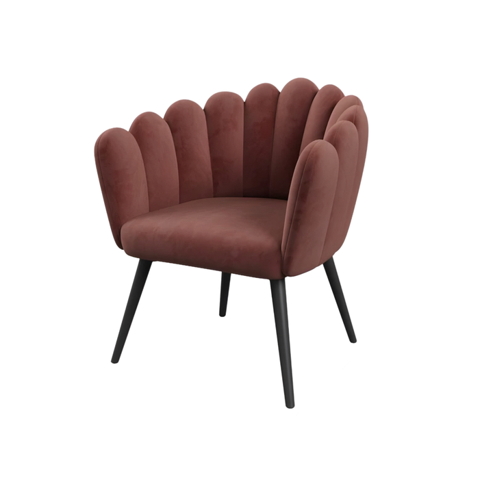 EVELINE Modern Velvet Dining Chair