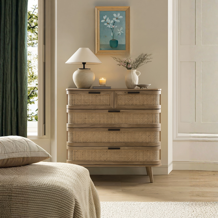 BRAID Vintage Rattan Chest Of Drawer