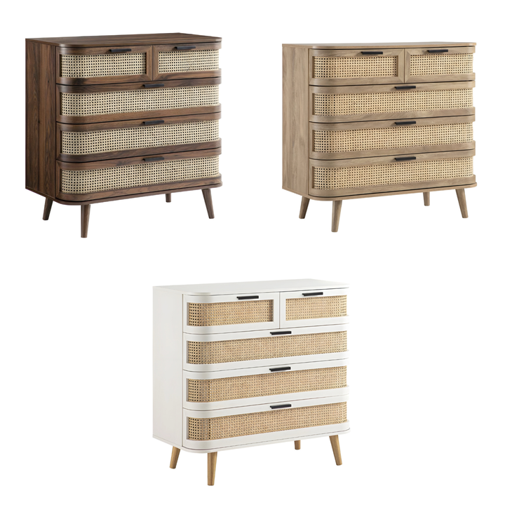 BRAID Vintage Rattan Chest Of Drawer