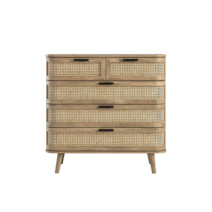 BRAID Vintage Rattan Chest Of Drawer