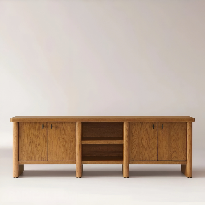 WETHERBY Vintage Solid Wood TV Console - Cassa Haus Singapore