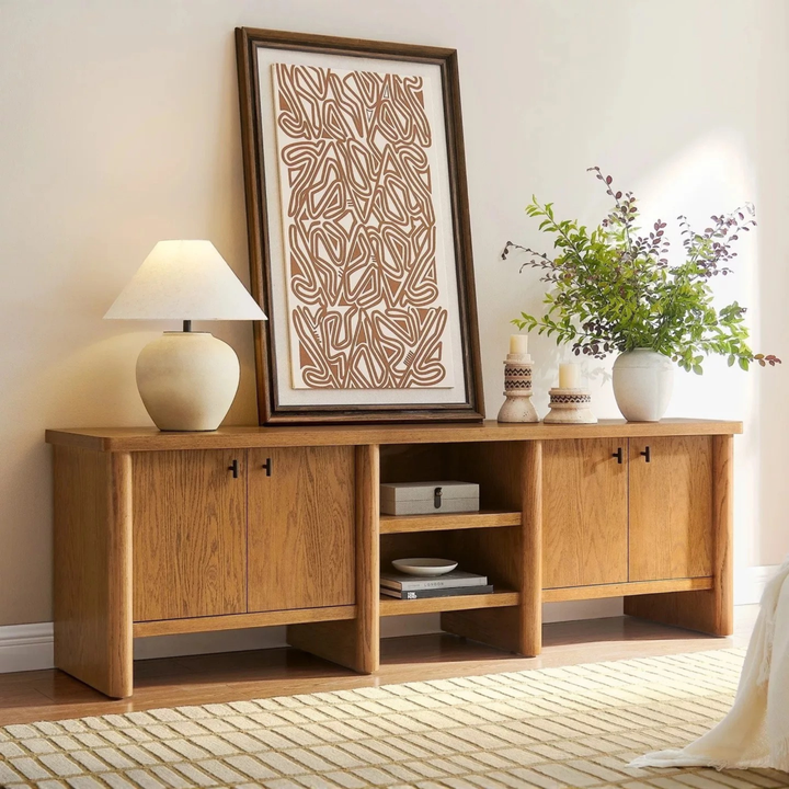 WETHERBY Vintage Solid Wood TV Console - Cassa Haus Singapore