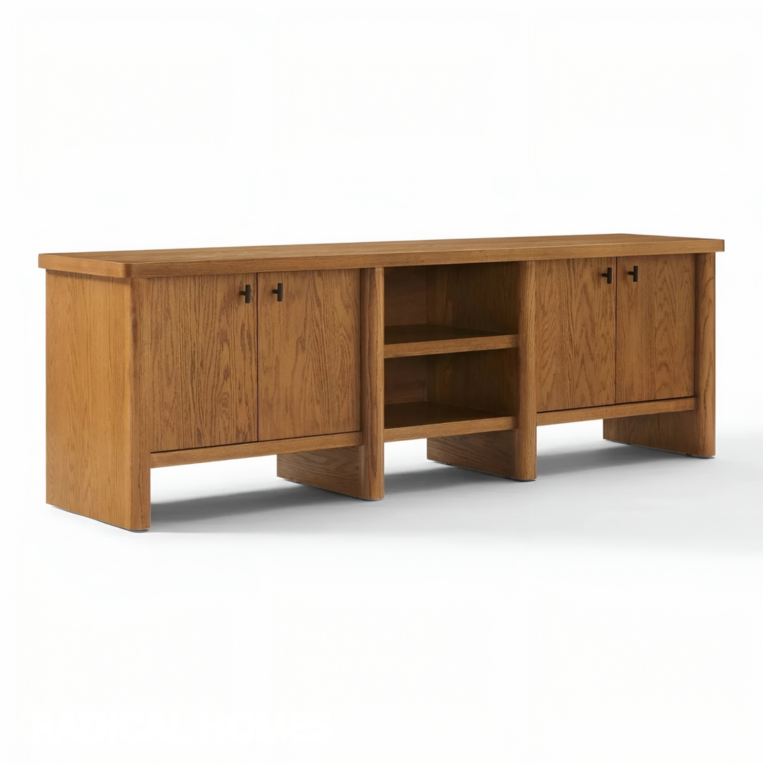 WETHERBY Vintage Solid Wood TV Console - Cassa Haus Singapore