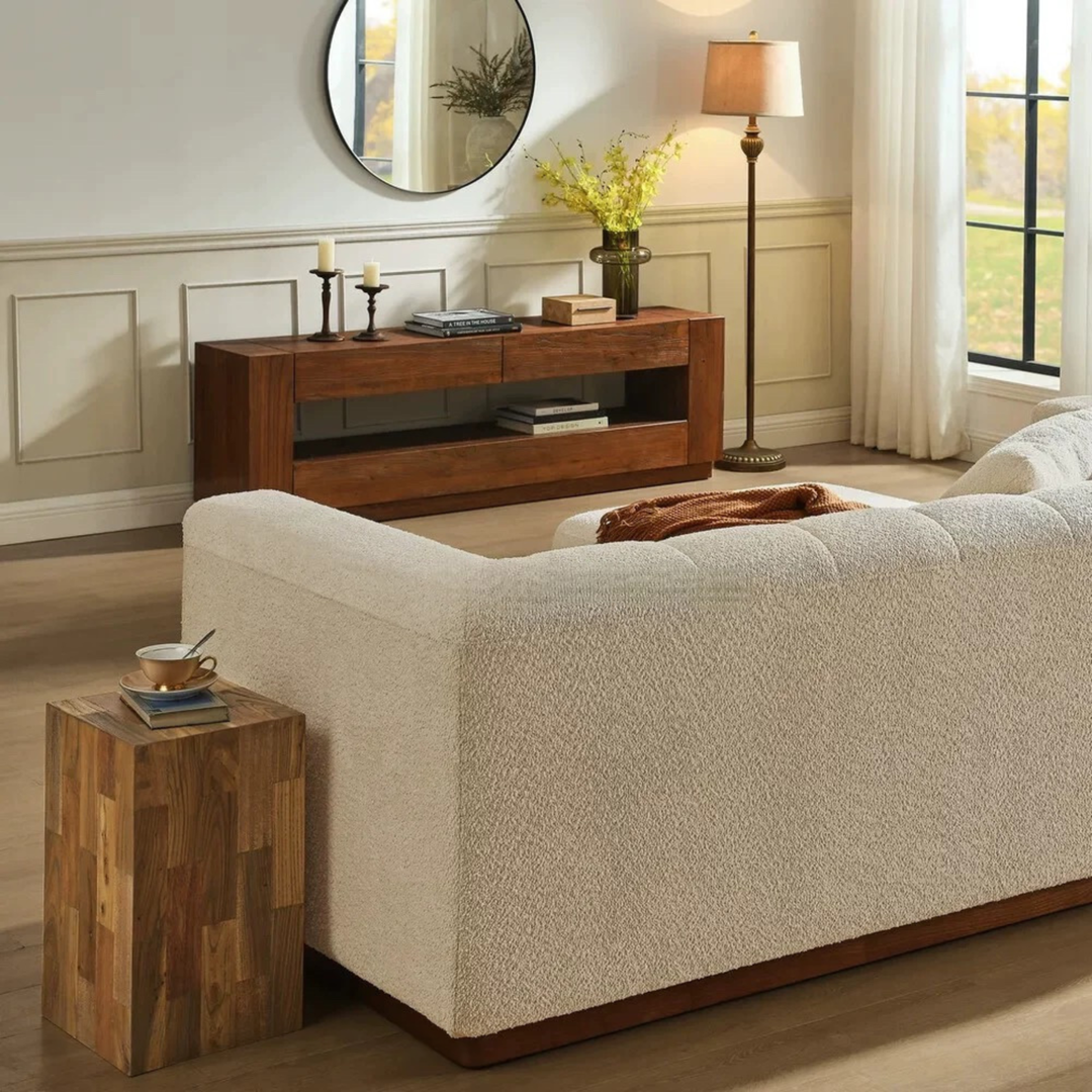 TIMBERHAVEN Rustic Solid Wood TV Console