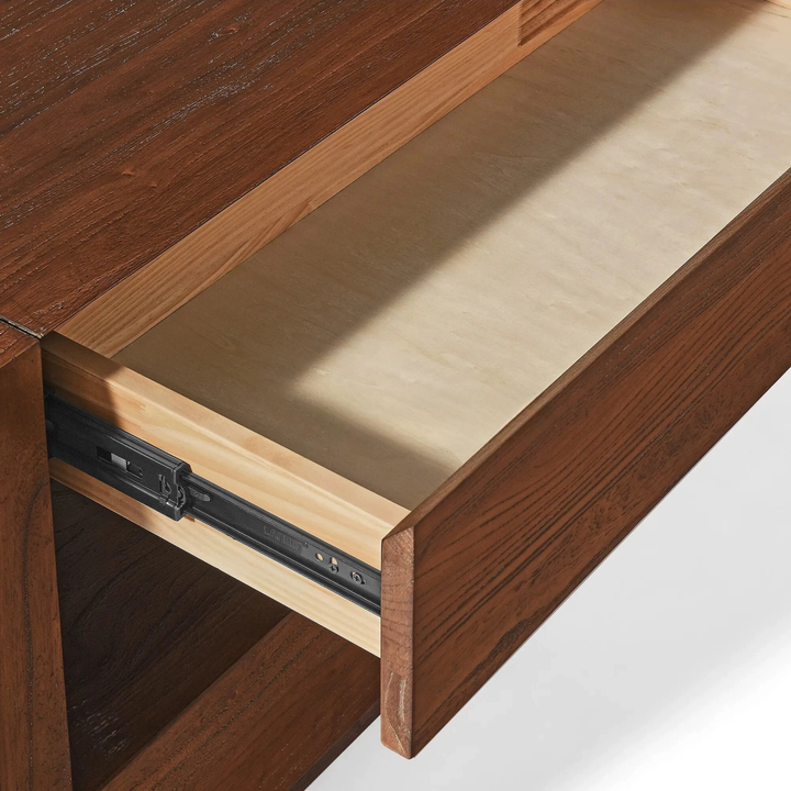 TIMBERHAVEN Rustic Solid Wood TV Console