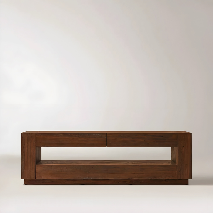 TIMBERHAVEN Rustic Solid Wood TV Console