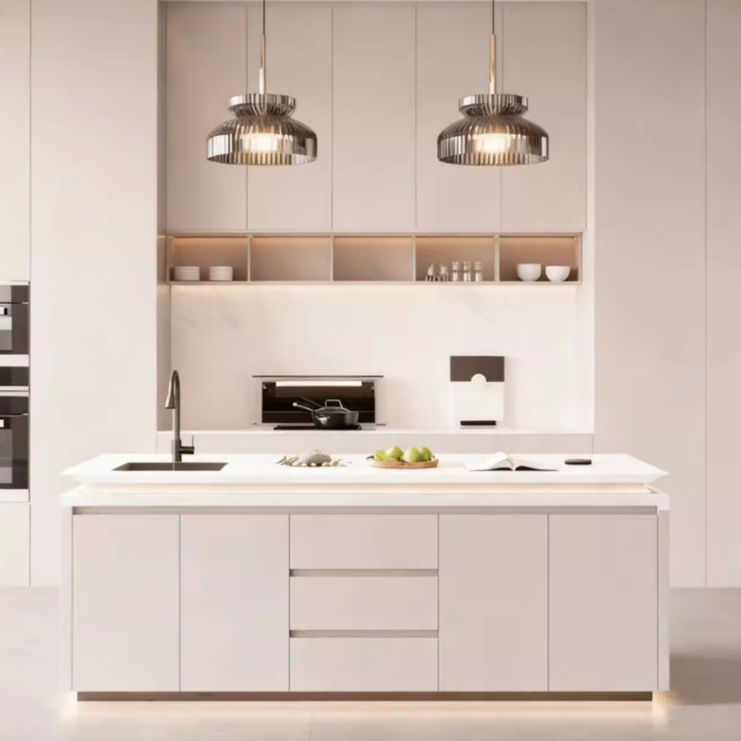 SORALI Modern Marble Kitchen Island