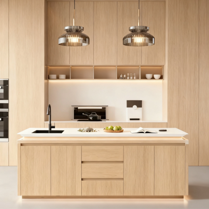 SORALI Modern Marble Kitchen Island