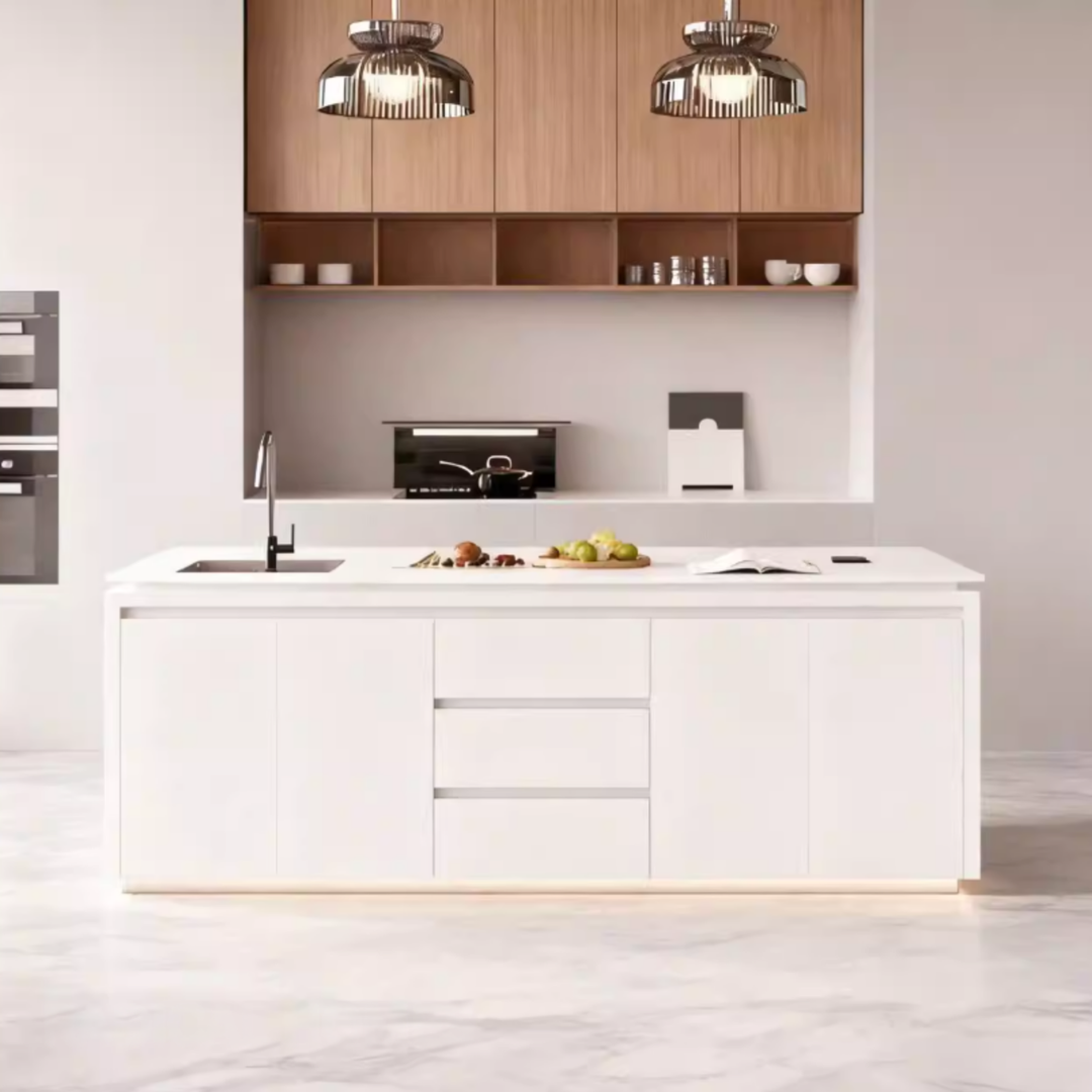 SORALI Modern Marble Kitchen Island