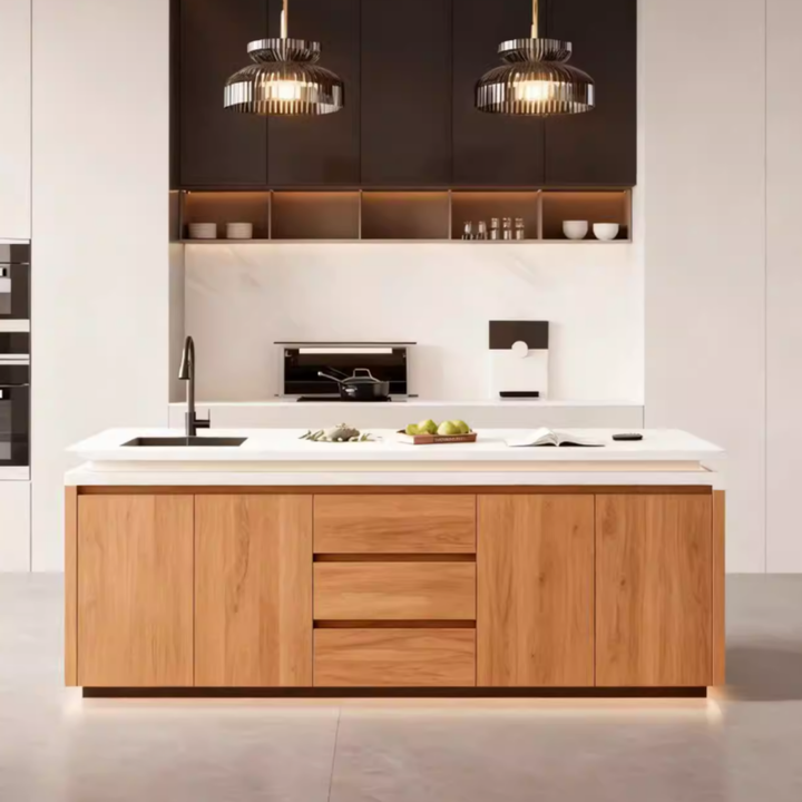 SORALI Modern Marble Kitchen Island