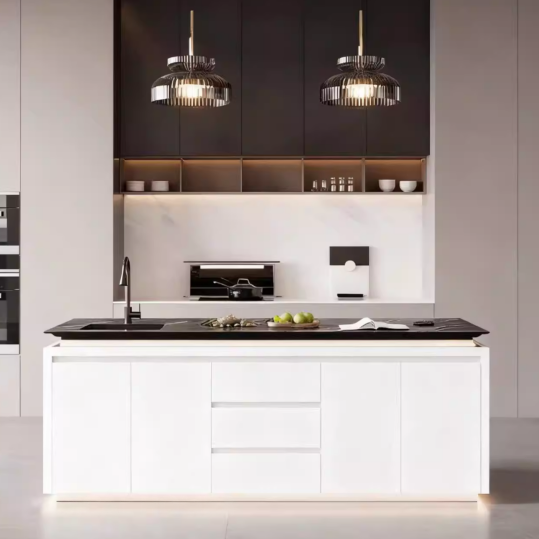 SORALI Modern Marble Kitchen Island