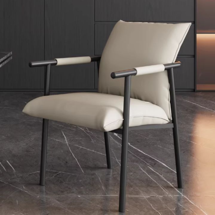 VALENTINE Modern Leather Dining Chair