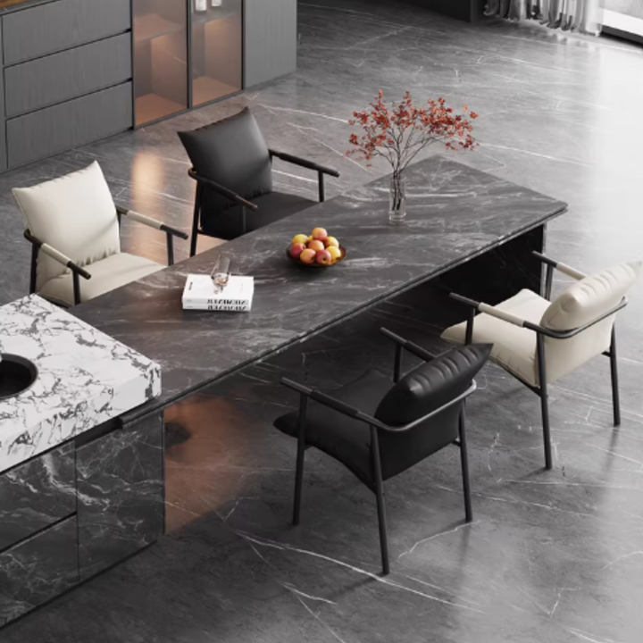 VALENTINE Modern Leather Dining Chair