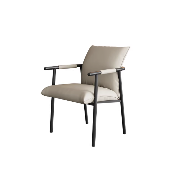 VALENTINE Modern Leather Dining Chair
