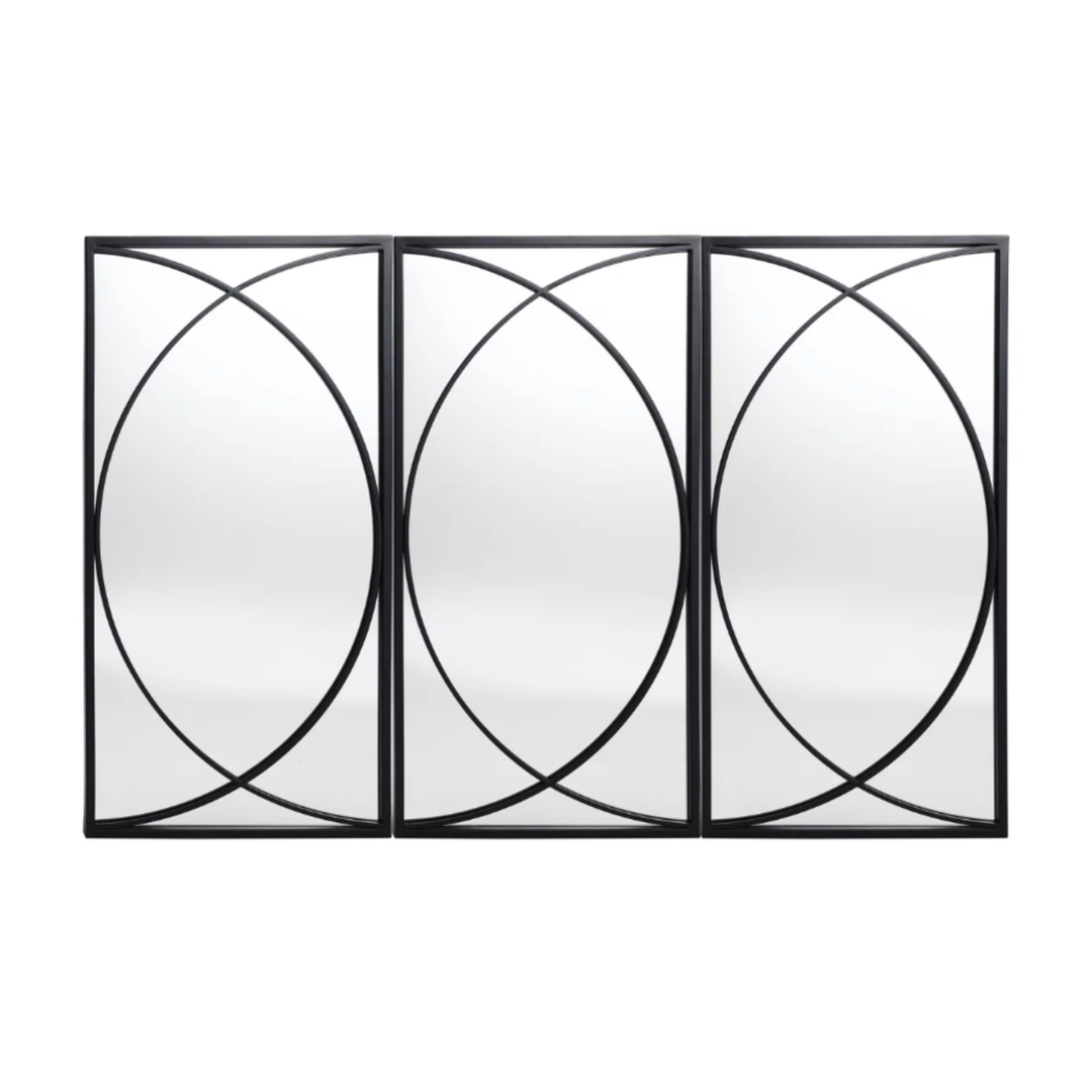 PARALLAX Modern Wall Mirror Set