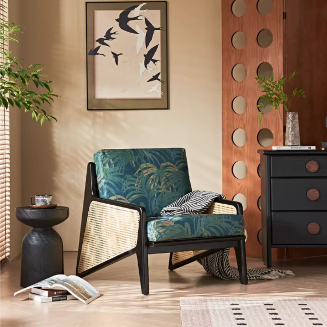 KAZUMI Wabi Sabi Rattan Lounge Chair