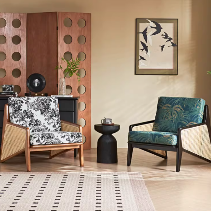 KAZUMI Wabi Sabi Rattan Lounge Chair