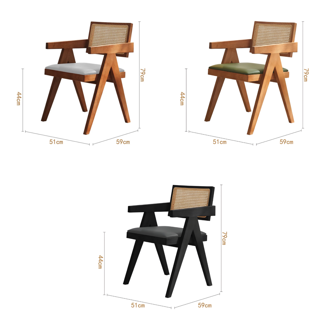RAVENNE Rustic Solid Wood Vanity Table - Cassa Haus Singapore