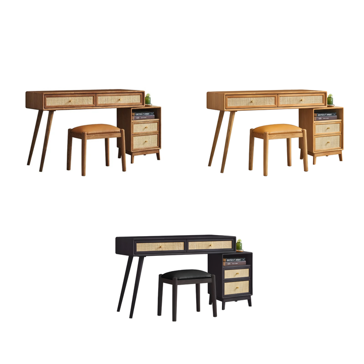 TAVENNE Rustic Solid Wood Vanity Table