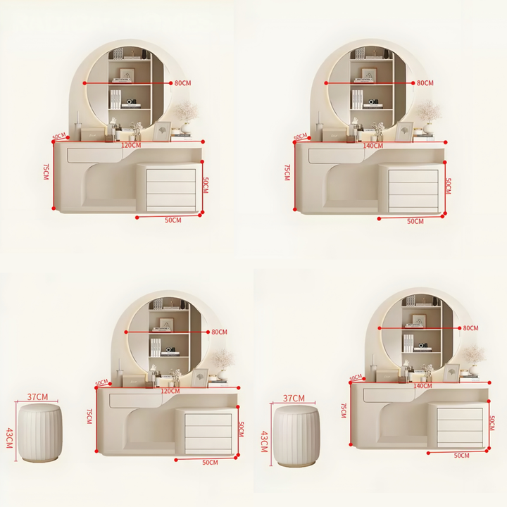 AVELUNE Modern Vanity Table