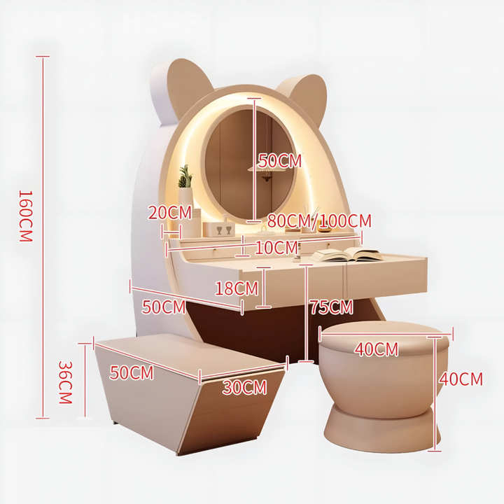 SOLENZA Modern Vanity Table