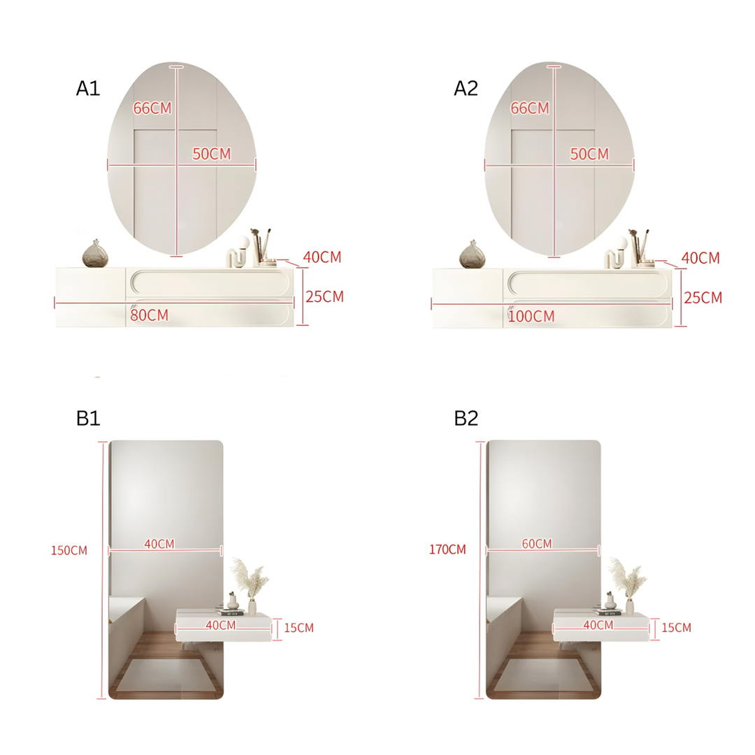 NIVELLE Modern Floating Vanity Table