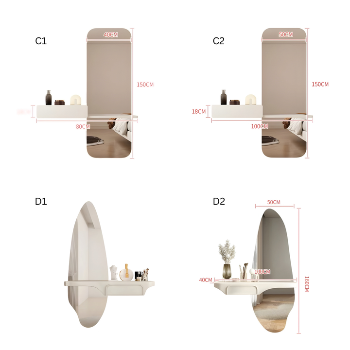 NIVELLE Modern Floating Vanity Table