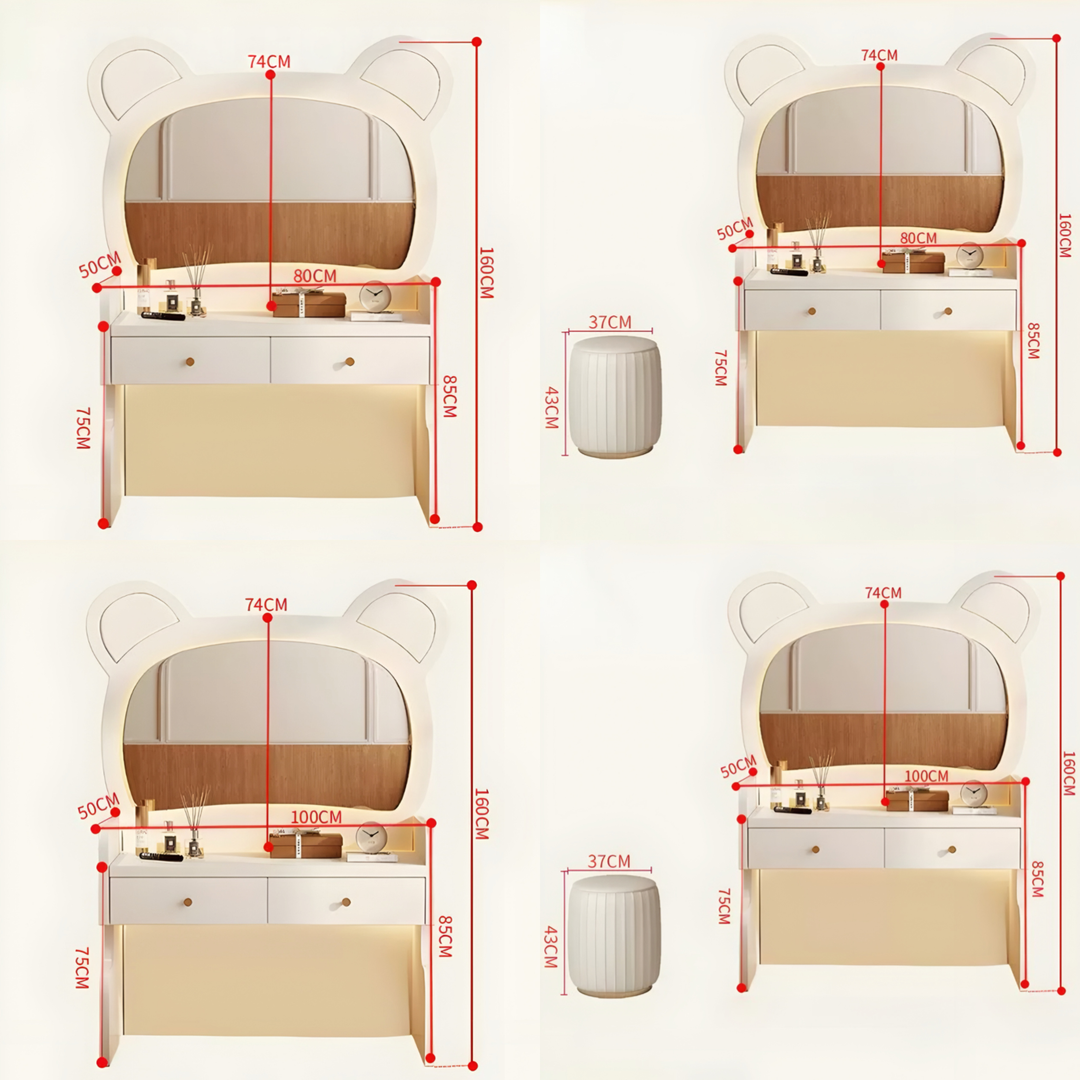 POMELLE Modern Vanity Table